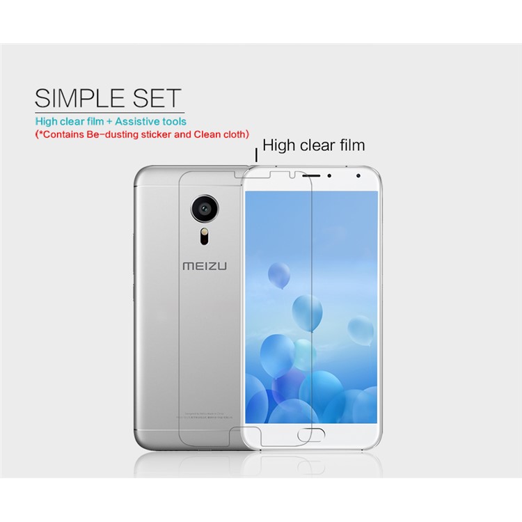 NILLKIN Anti-fingerprint Ultra-clear Screen Protector for Meizu Pro 5-6