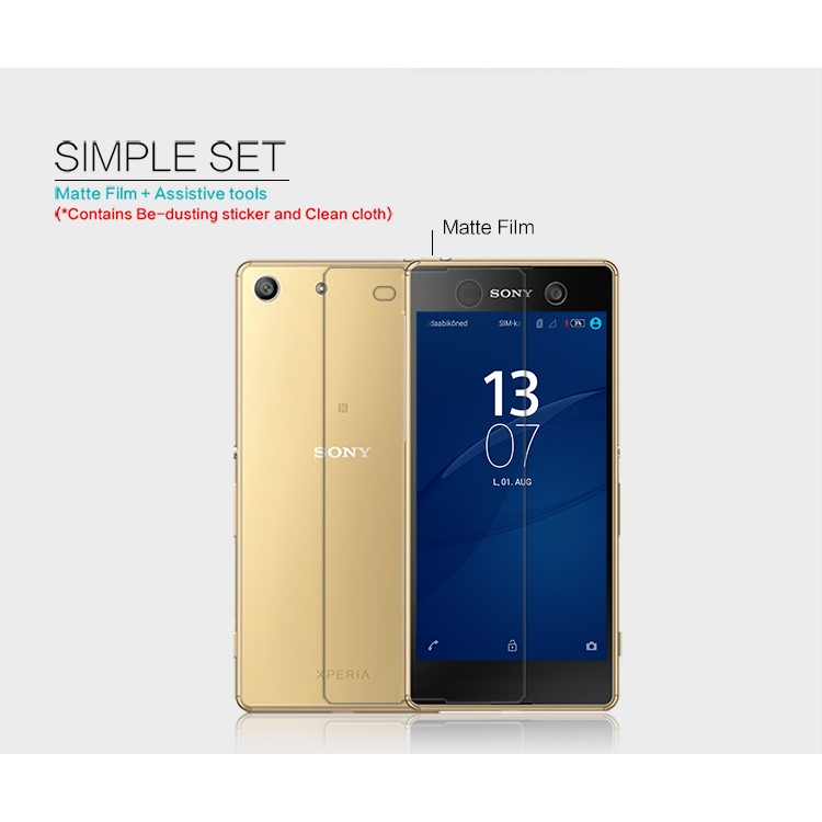 NILLKIN Matte Scratch-resistant Screen Film for Sony Xperia M5 E5603 / M5 Dual E5633-6