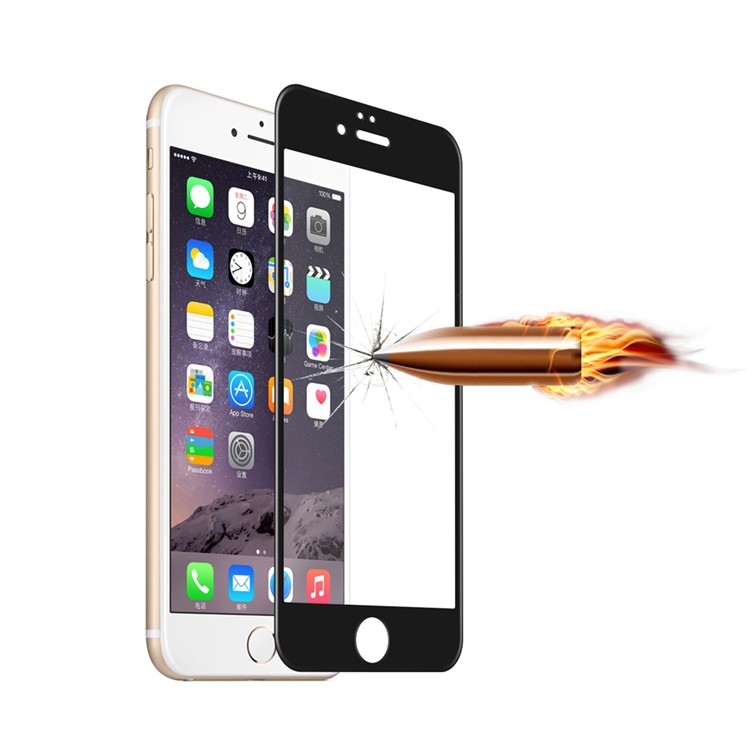 For iPhone 6 Plus / 6s Plus 0.3mm 2.5D Carbon Fiber Tempered Glass Full Screen Protector - Black-3