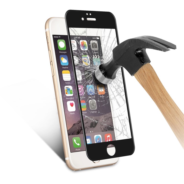 For iPhone 6 Plus / 6s Plus 0.3mm 2.5D Carbon Fiber Tempered Glass Full Screen Protector - Black-7