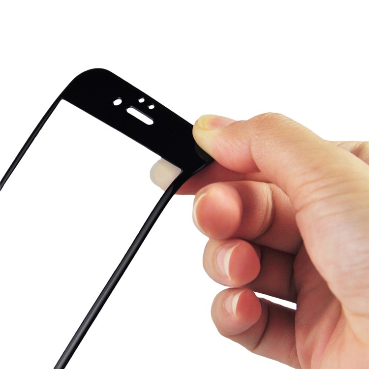 For iPhone 6 / 6s 0.3mm 2.5D Carbon Fiber Tempered Glass Full Screen Protector (Arc Edges) - Black-10