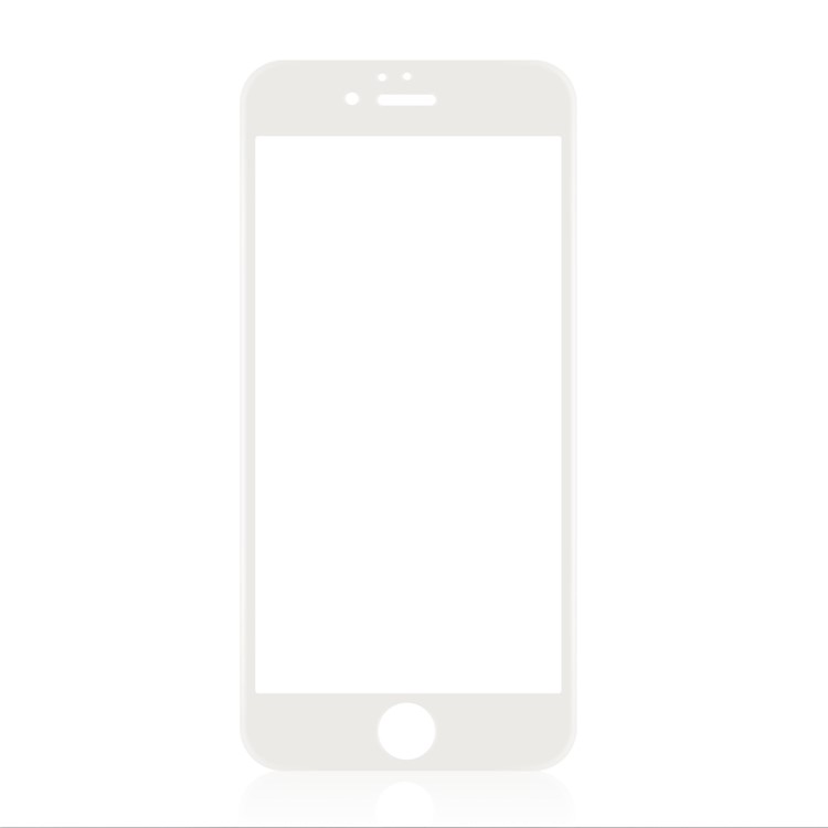 For iPhone 6 / 6s 0.3mm 2.5D Carbon Fiber Tempered Glass Full Screen Protector (Arc Edges) - White-2