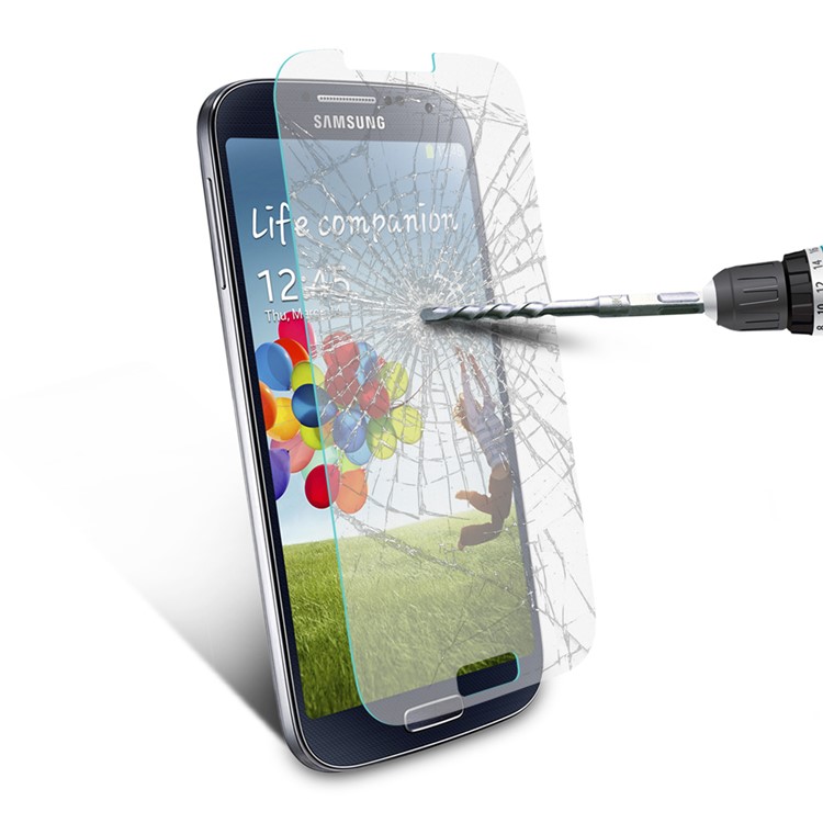 Ultrathin 0.1mm 2.5D Tempered Glass Screen Protector for Samsung Galaxy S4 IV I9500-7