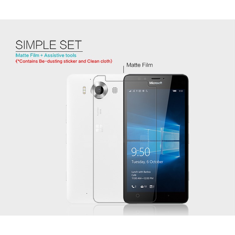 NILLKIN Matte Anti-glare Screen Protector for Microsoft Lumia 950-6