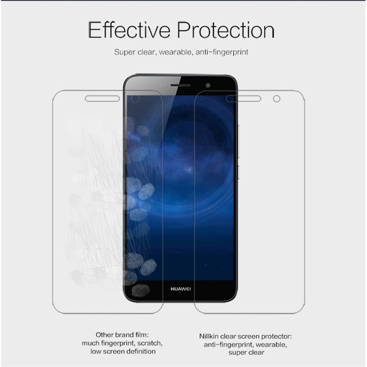 NILLKIN Anti-fingerprint Ultra-clear Screen Protector for Huawei Y6 Pro / Enjoy 5-2