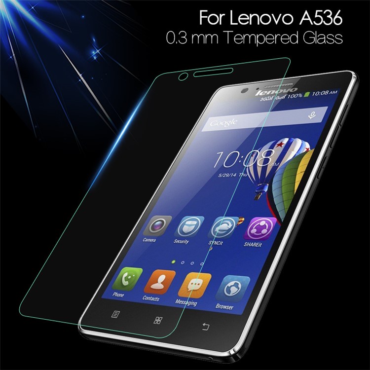0.3mm Tempered Glass Screen Protector Guard Film for Lenovo A536 Arc Edge-1