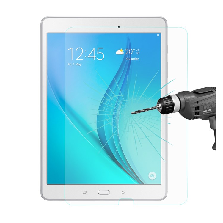 HAT PRINCE Tempered Glass Screen Protector for Samsung Galaxy Tab E 9.6 T560 0.33mm 9H 2.5D Arc Edge-2