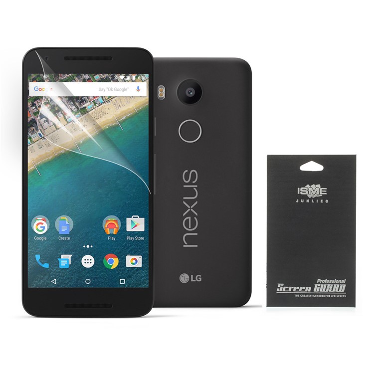 

Transparent Clear Screen Protector for LG Nexus 5X (Black Package)