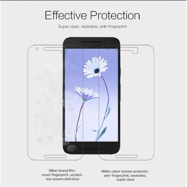 NILLKIN Anti-fingerprint Ultra Clear Screen Protector for LG Nexus 5X-3
