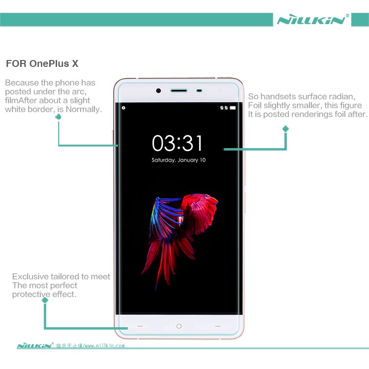NILLKIN for OnePlus X Matte Scratch-resistant LCD Screen Protector Film-7