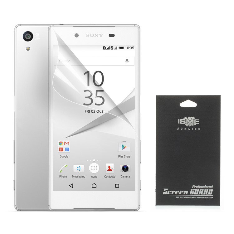 HD Clear LCD Screen Protector Film for Sony Xperia Z5 / Z5 Dual (With Black Package)-1