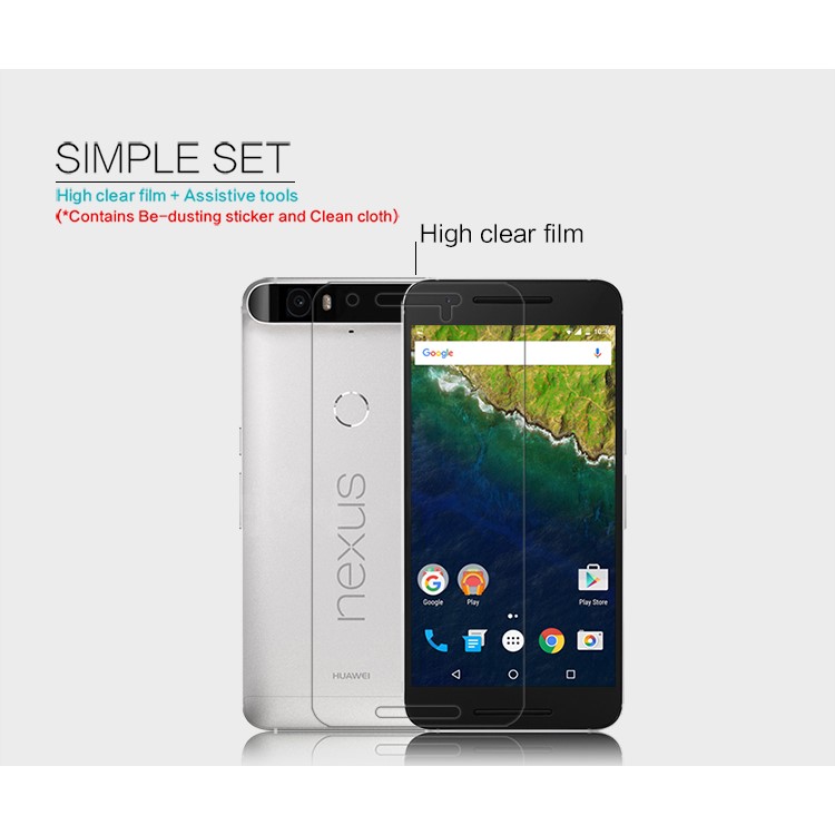 NILLKIN Anti-fingerprint HD Clear Screen Film for Huawei Nexus 6P-6