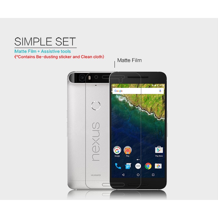NILLKIN for Huawei Nexus 6P Matte Scratch-resistant LCD Screen Protector Film-6