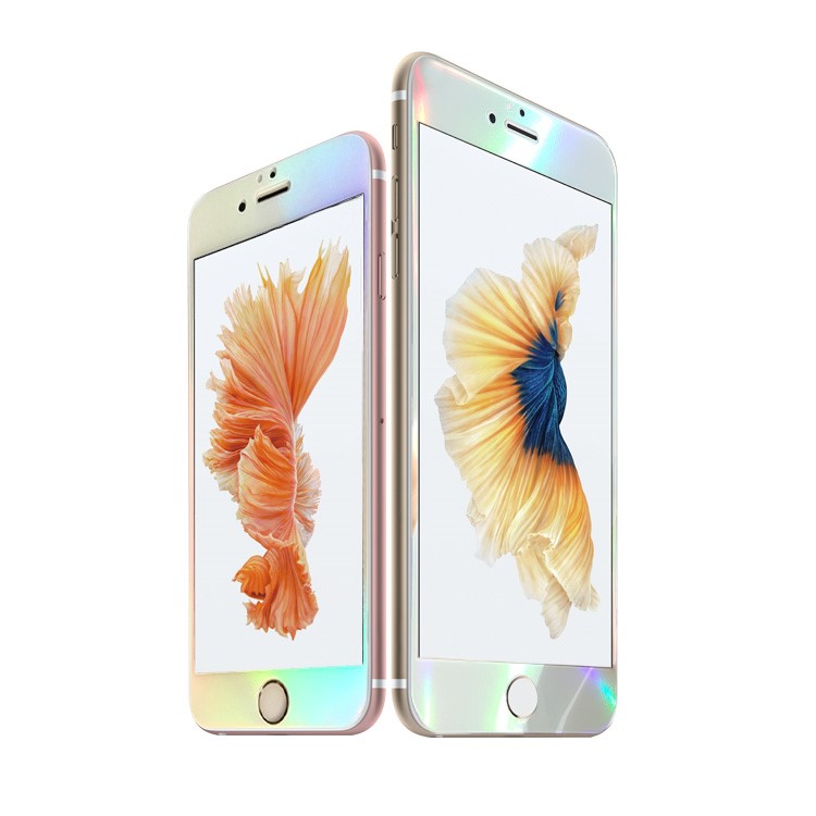 PDGD for iPhone 6s Plus / 6 Plus Magic White Laser Tempered Glass Screen Film 0.3mm 2.5D-1