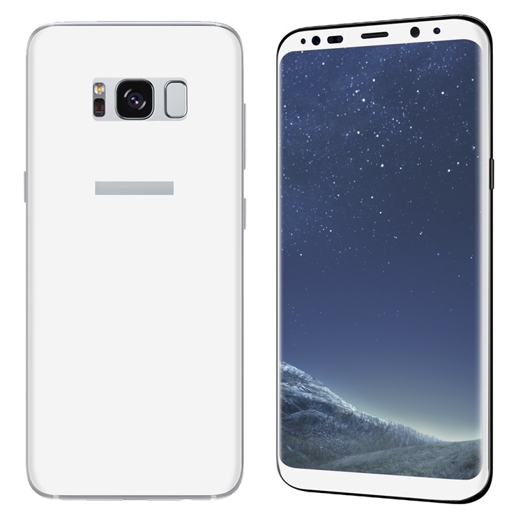 HAT PRINCE 0.26mm 9H Full Size Tempered Glass Front + Back Screen Protector (3D Arc Edge) for Samsung Galaxy S8 SM-G950 - White-3