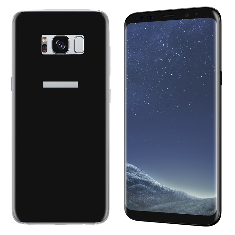HAT PRINCE 0.26mm 9H Complete Coverage Tempered Glass Front + Back Screen Protector Film (3D Arc Edge) for Samsung Galaxy S8+ SM-G955 - Black-3