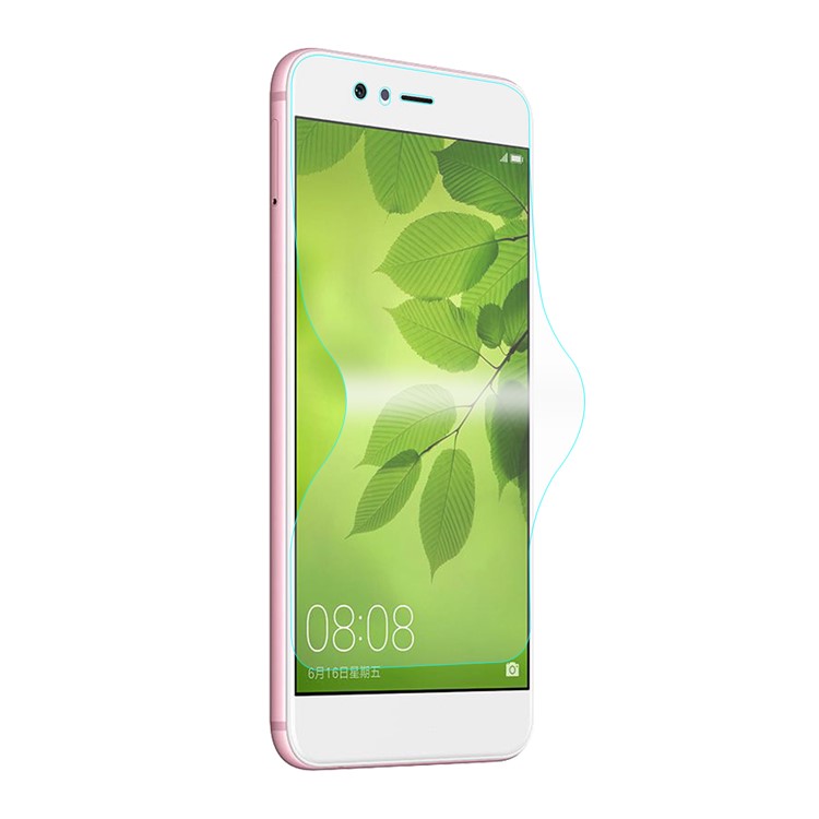 HAT PRINCE Complete Coverage Plated 3D Arc Edge 0.1mm Soft Protective Films for Huawei Nova 2 Plus-2