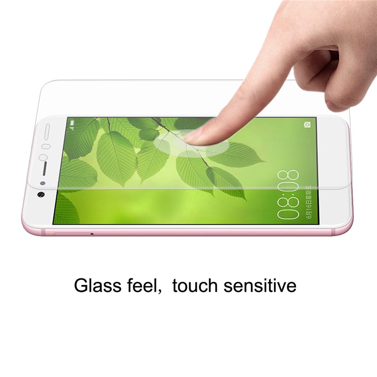 HAT PRINCE Complete Coverage Plated 3D Arc Edge 0.1mm Soft Protective Films for Huawei Nova 2 Plus-5