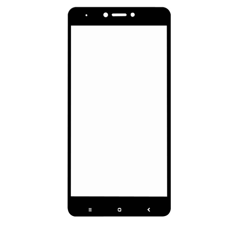 5Pcs HAT PRINCE 0.26mm 9H Full Size Tempered Glass Screen Protector (2.5D Arc Edge) for Xiaomi Redmi Note 4X - Black-3
