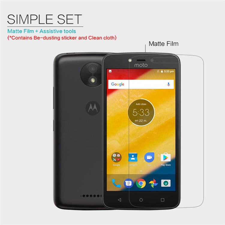 NILLKIN Matte Anti-scratch Screen Protector Film for Motorola Moto C Plus-5