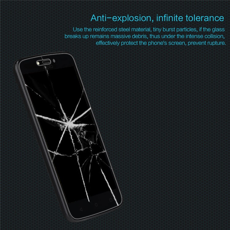 NILLKIN Amazing H Tempered Glass Screen Protector Anti-Explosion for Motorola Moto C Plus-4