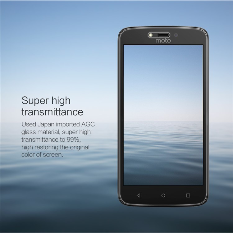 NILLKIN Amazing H Tempered Glass Screen Protector Anti-Explosion for Motorola Moto C Plus-6