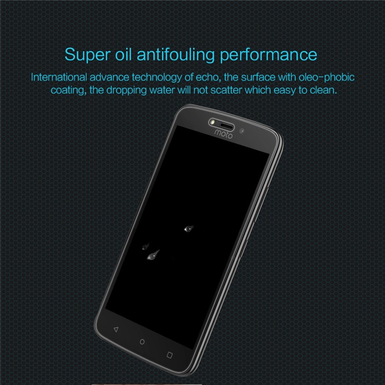 NILLKIN Amazing H Tempered Glass Screen Protector Anti-Explosion for Motorola Moto C Plus-8