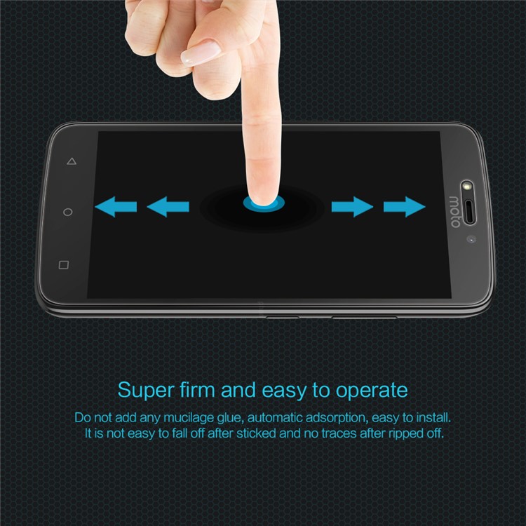 NILLKIN Amazing H Tempered Glass Screen Protector Anti-Explosion for Motorola Moto C Plus-9