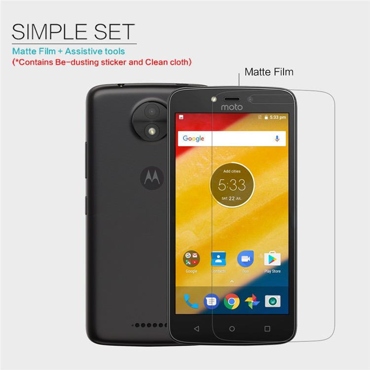 NILLKIN Matte Anti-scratch Screen Protector Film for Motorola Moto C-5