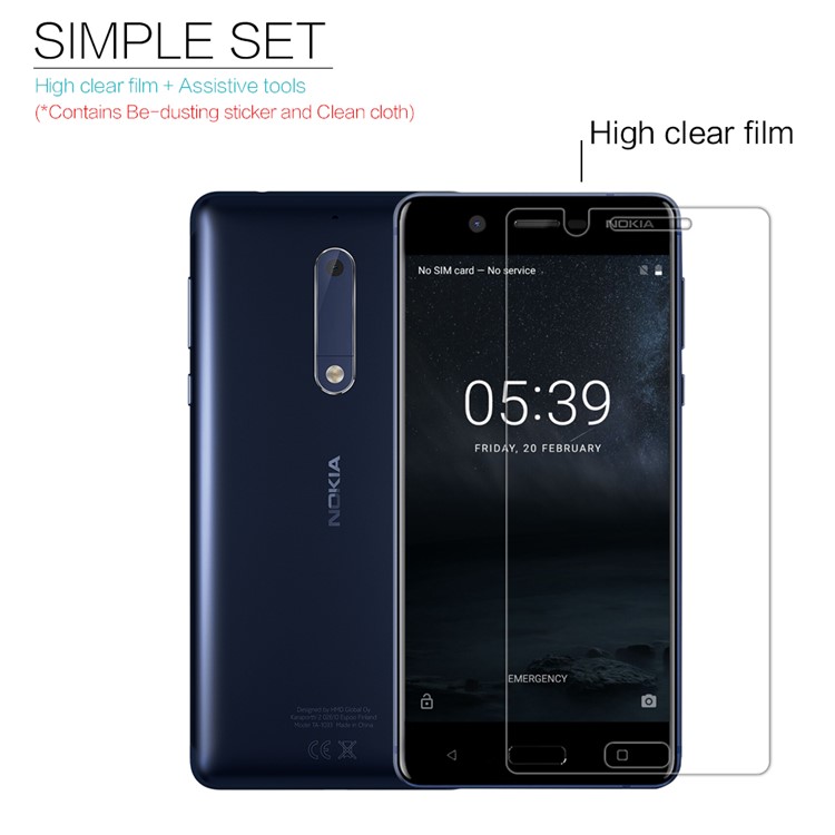 NILLKIN 0.13mm HD Anti-scratch Soft Screen for Nokia 5-5