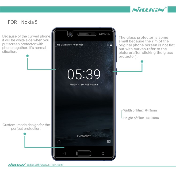 NILLKIN 0.13mm HD Anti-scratch Soft Screen for Nokia 5-6