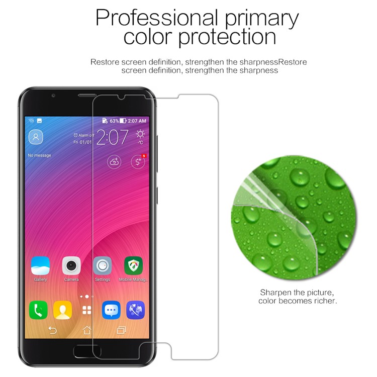 NILLKIN HD Clear Screen Guard Anti-fingerprint Protector Film for Asus Zenfone ZC550TL-2
