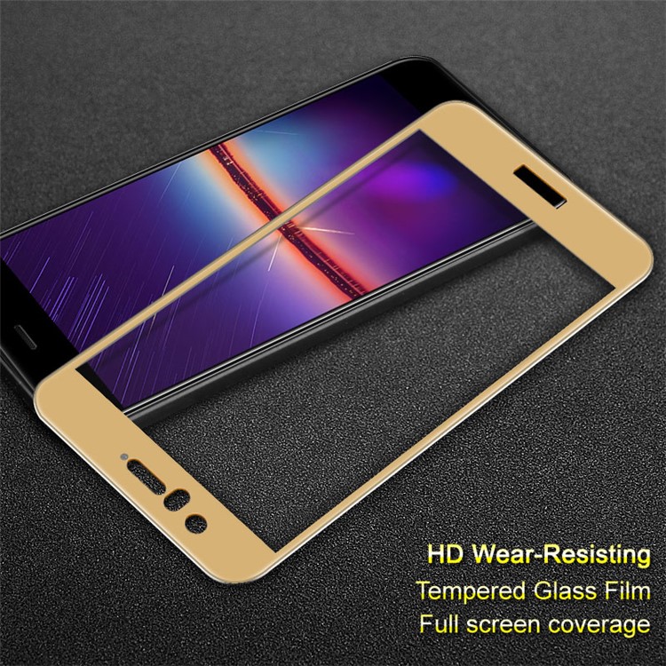 

IMAK Полный Охват Закаленной Стеклянной Защитной Пленки Для Huawei Nova 2 - Золото, nova 2