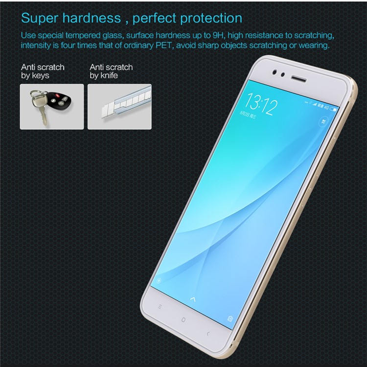 NILLKIN Amazing H Tempered Glass Screen Protector Anti-Explosion for Xiaomi Mi A1 / 5X-3