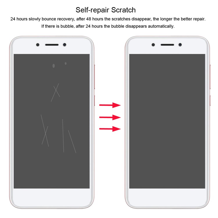 HAT PRINCE 0.1mm Full Coverage Soft Screen Protector Film for Huawei Honor 6A-3