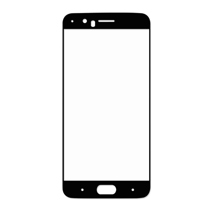 HAT PRINCE 0.26mm 9H Complete Coverage Tempered Glass Screen Protector Film (2.5D Arc Edge) for OnePlus 5 - Black-3