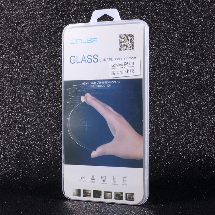 OCUBE 9H Ultra Clear Full Glue Tempered Glass Screen Protector Film for Blackview R6 Lite-8
