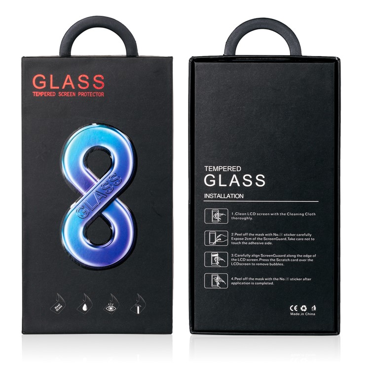 ANGIBABE 3D Curved Full Screen Cover Tempered Glass Protector Guard for iPhone XS / X 5.8-inch - White-11