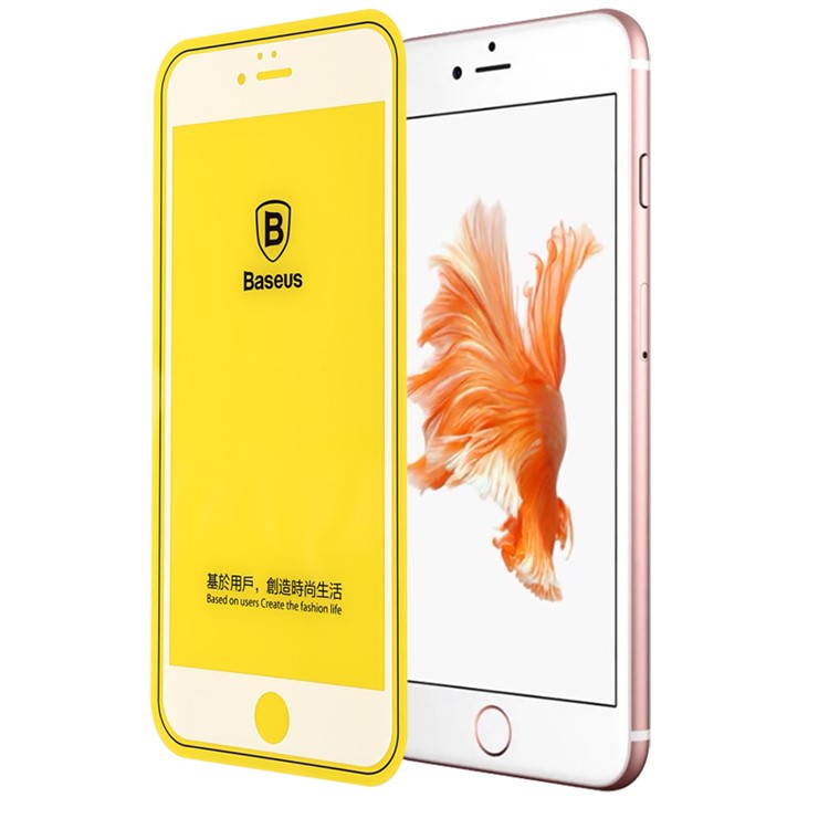 BASEUS Anti-blue-ray Tempered Glass Screen Guard for iPhone 6s Plus/6 Plus - White-6