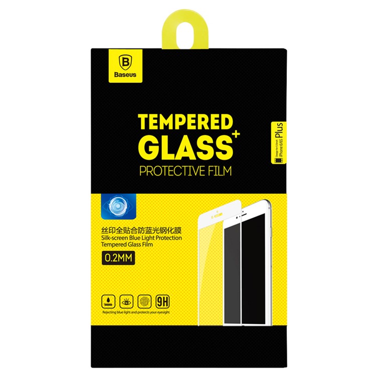 BASEUS Anti-blue-ray Tempered Glass Screen Guard for iPhone 6s Plus/6 Plus - White-7