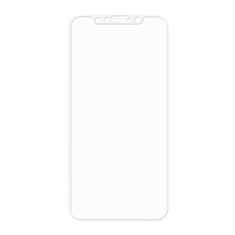 HAT PRINCE 5Pcs for iPhone Xs / X 5.8-inch 0.26mm 2.5D Full Coverage Tempered Glass Screen Protector Films - White-3
