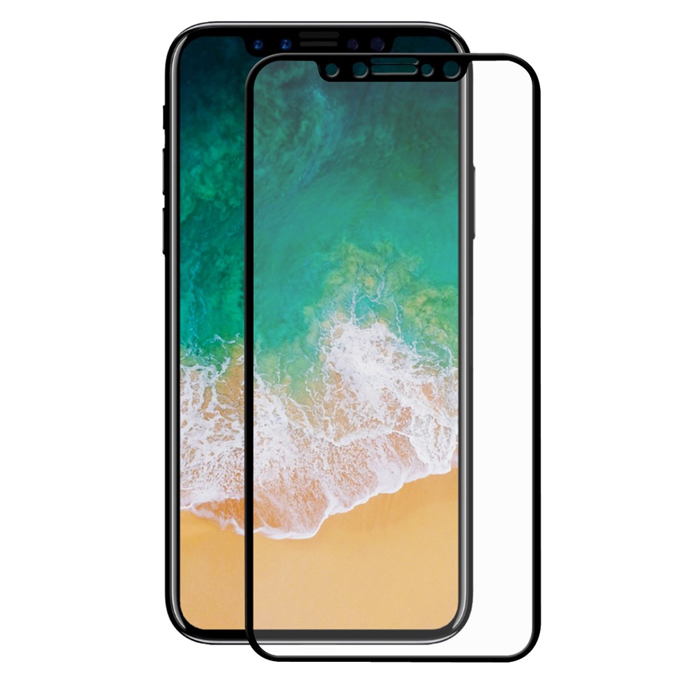 HAT PRINCE for iPhone 8 0.26mm 2.5D Full Coverage Tempered Glass Screen Protector Film - Black-2
