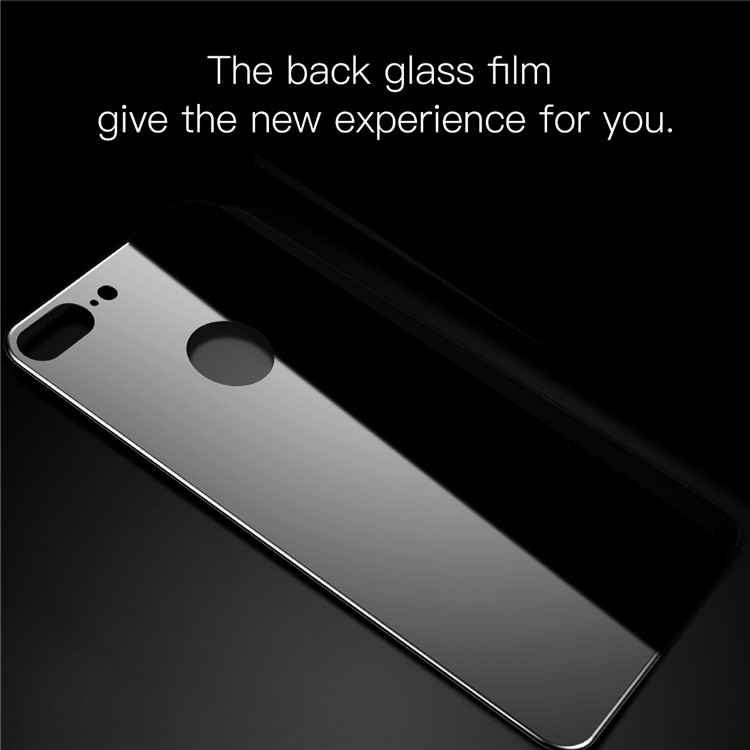BASEUS Matte 0.33mm 3D Tempered Glass Back Protector for iPhone 8 / 7 4.7 inch - Black-2
