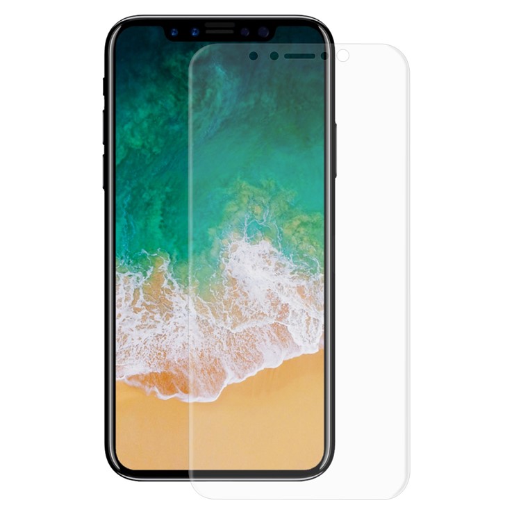 CHAPEAU PRINCE pour iPhone X 5,8 pouces Doux ANIMAL de compagnie Courbe Complète de Protecteur d'Écran du Film-1