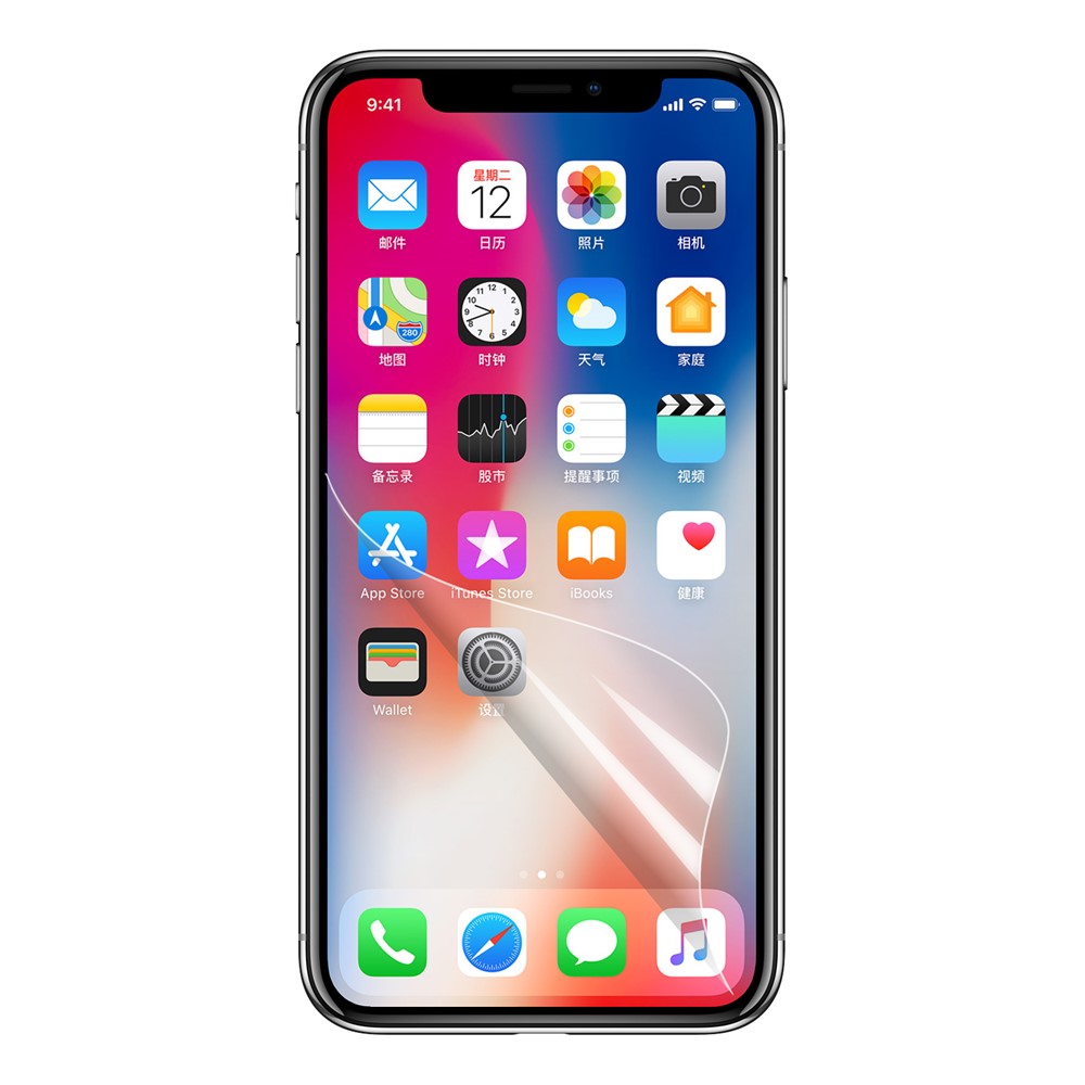 HD Clear LCD Screen Protector Para Iphone (2019) 5.8 "/ XS / X 5.8 Pulgadas (paquete Negro)