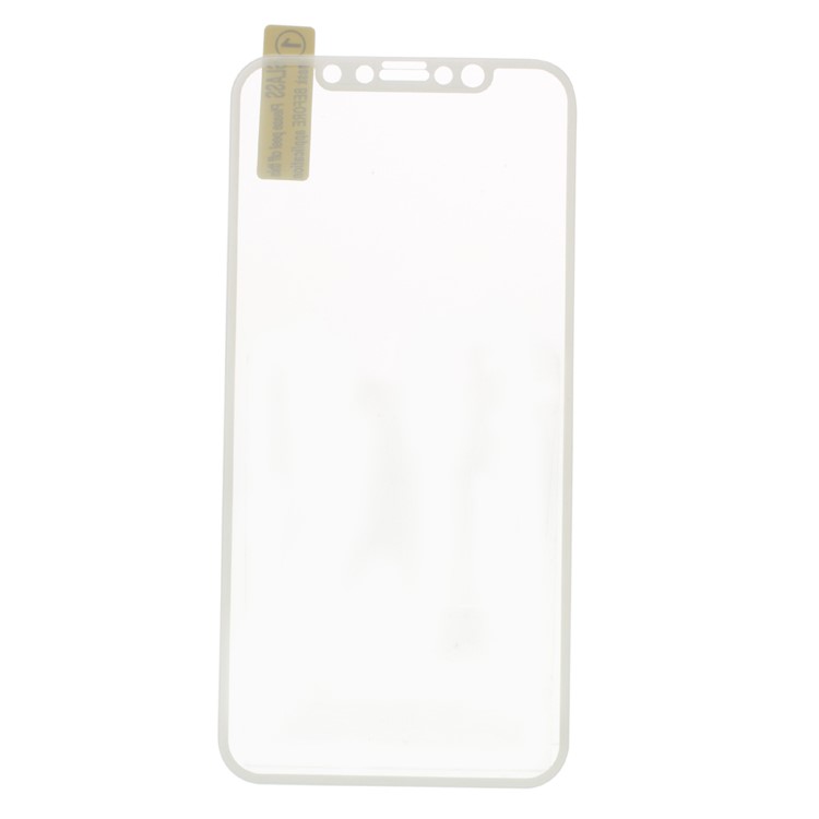 Tempered Glass Full Coverage Screen Guard Film for iPhone XS / X 5.8 inch - White-1