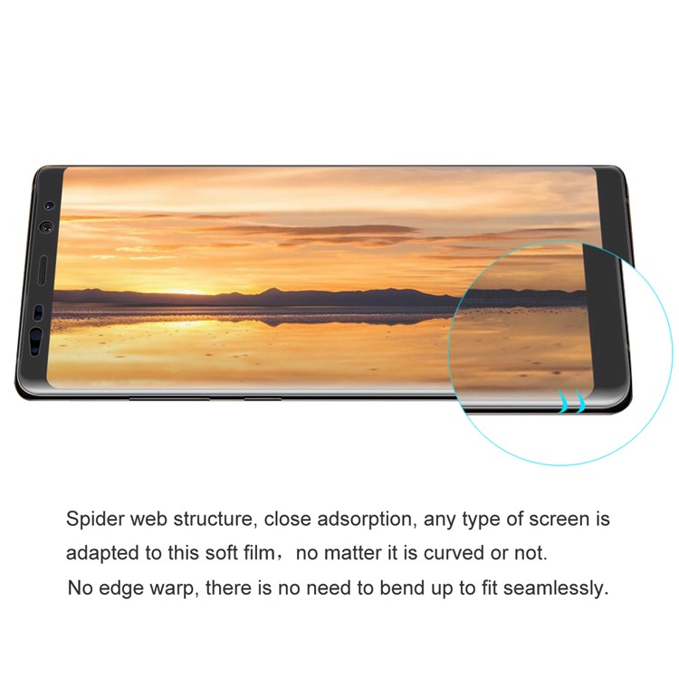 HAT PRINCE 0.1mm Full Coverage Soft Screen Protector Film for Samsung Galaxy Note 8 SM-N950-2