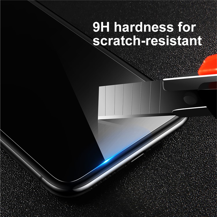 BASEUS para iPhone X / 10 Protector de pantalla de vidrio templado de endurecimiento secundario de 5,8 pulgadas de 0,15 mm (no completo)-10