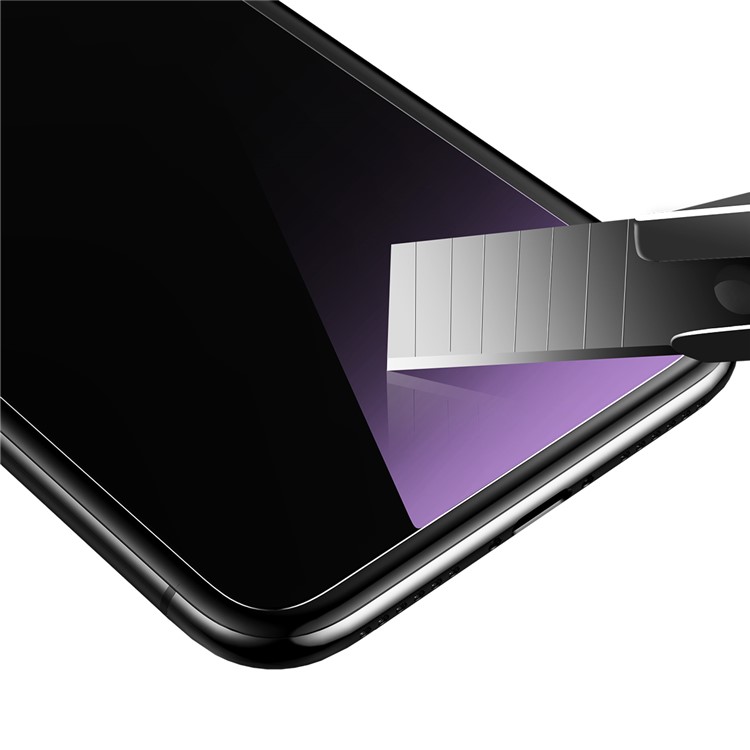 BASEUS para iPhone X / 10 Protector de pantalla de vidrio templado de endurecimiento secundario de 5,8 pulgadas de 0,15 mm (no completo)-5