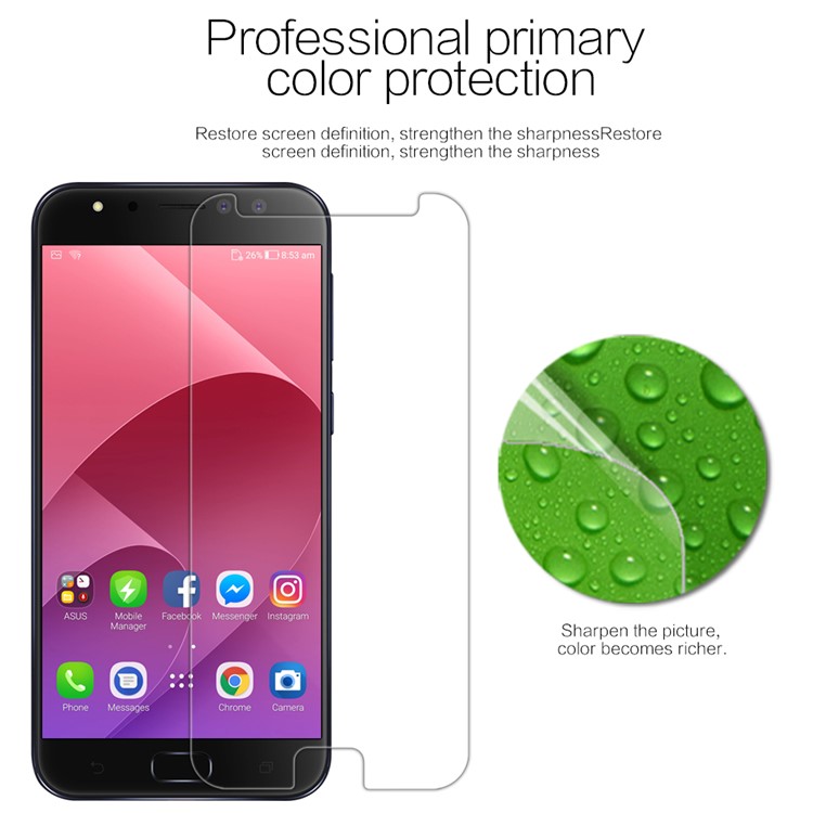 NILLKIN HD Clear Anti-fingerprint LCD Screen Film for Asus Zenfone 4 Selfie Pro ZD552KL-2